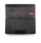 Чехол-конверт Alexander для Macbook 12'' из войлока и кожи с двумя карманами