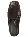 Мужская домашняя обувь  FAMILY кроко шоколад, размер 41-46