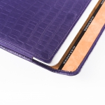 Чехол конверт Alexander для Macbook 12' кроко фиолет
