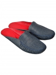 Мужская домашняя обувь  FAMILY кроко синий красный, размер 41-46