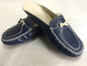 Женская домашняя обувь  FAMILY кроко синий, размер 36-40 ― интернет-магазин Alexander