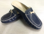 Женская домашняя обувь  FAMILY кроко синий, размер 36-40