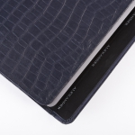 Чехол конверт Alexander для MacBook 13" Touch Bar и 13'' Air New  синий кроко 