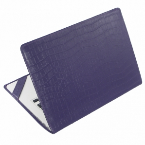 Чехол обложка Alexander для Macbook Air 11" кроко фиолет
