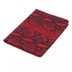 Кожаный чехол Alexander для iPad Air питон красно-черный